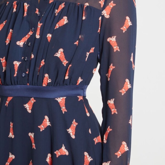 Modcloth Long Sleeve Shirt Dress in Fox - Picture 2 of 6